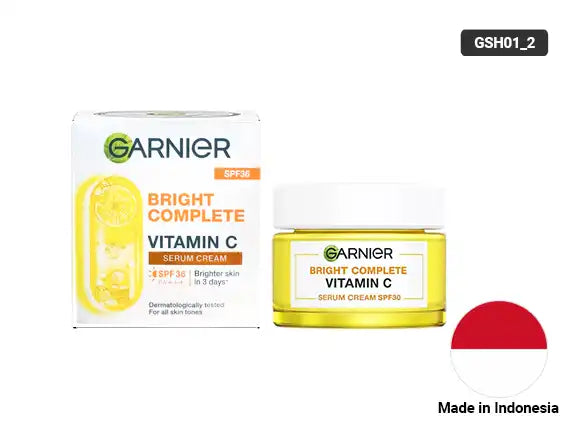 Buy Original Garnier Bright Complete Vitamin C Serum Cream SPF30 50ml in Sri Lanka